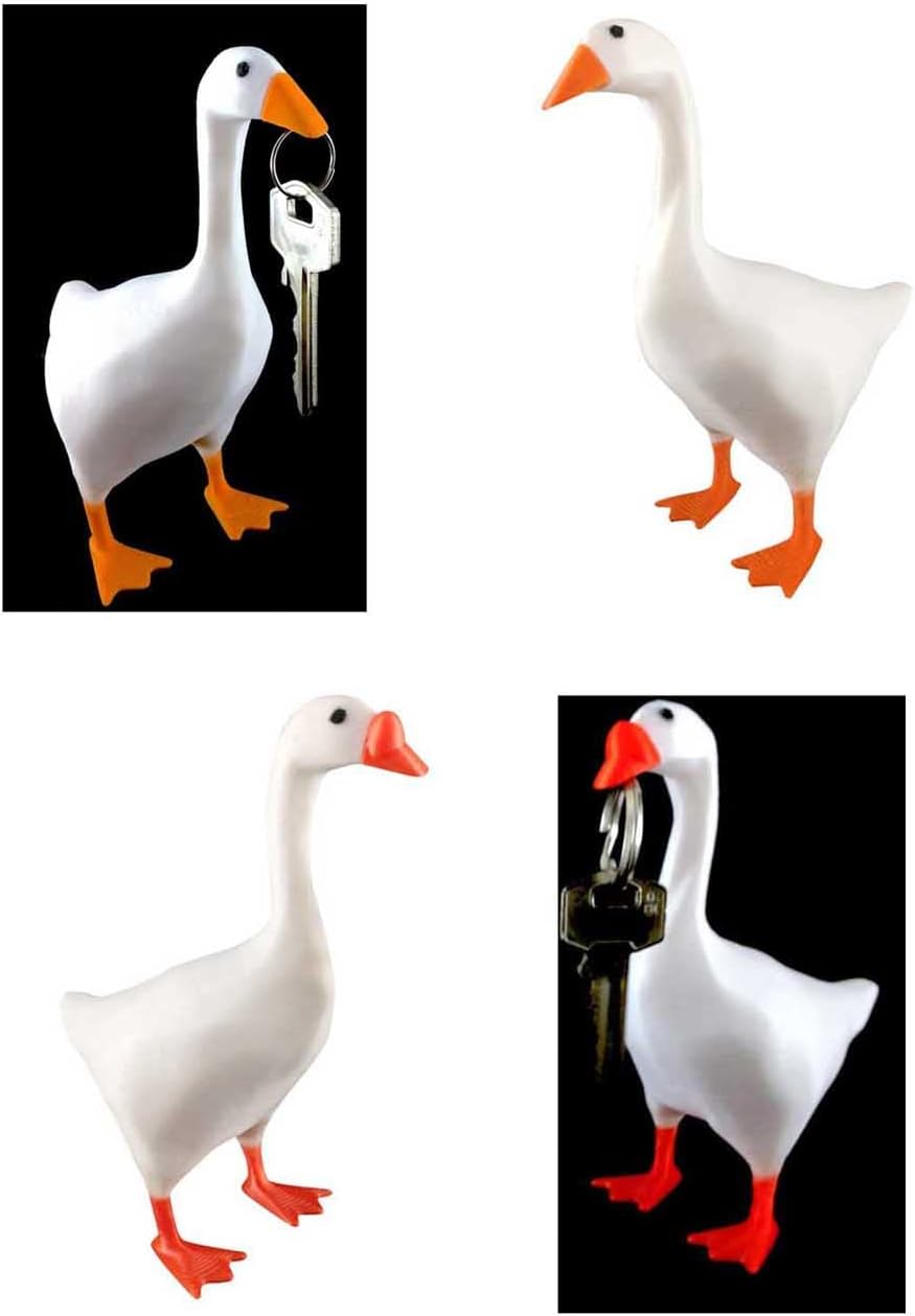 Untitled Goose Or Duck Key Holder Mini Cute Key