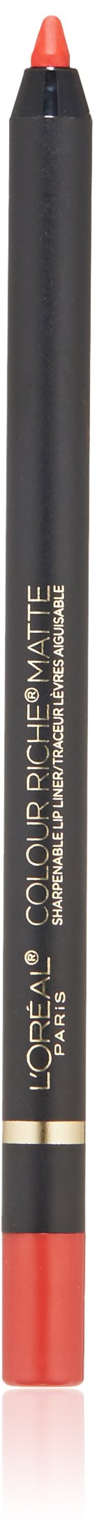 L'Oreal ParisColour Riche Matte Lip Liner, Matte in Manhattan, 0.04 oz.