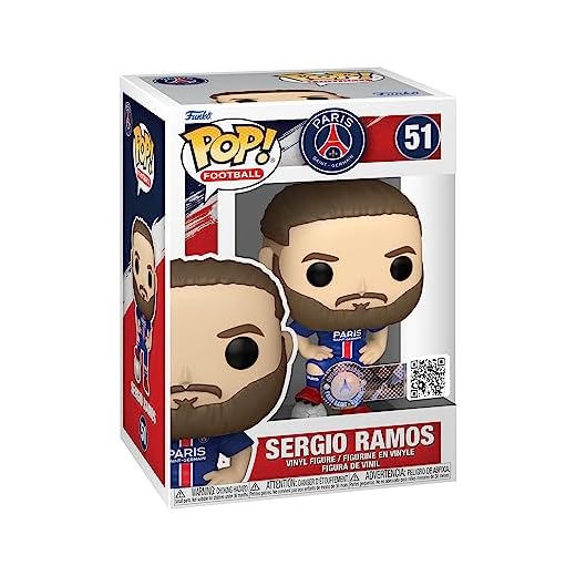 Funko Pop! Football: PSG - Sergio Ramos - Paris Saint-Germain - Figura de Vinilo Coleccionable - Idea de Regalo- Mercancia Oficial - Juguetes para Niños y Adultos - Sports Fans