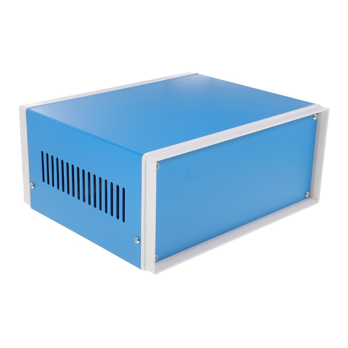 WOONEKY Caja de Conexiones Metálica para Proyectos Electrónicos Carcasa de Acero 140X210X180 MM Caja Eléctrica Empotrada Resistente para Bricolaje y Protección de Instrumentos