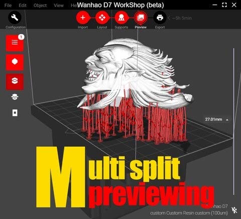 Lysee 3D Printer Parts & Accessories - D8 Workshop Software Slicer Software for The D8 & Other Compatible 3D Printers