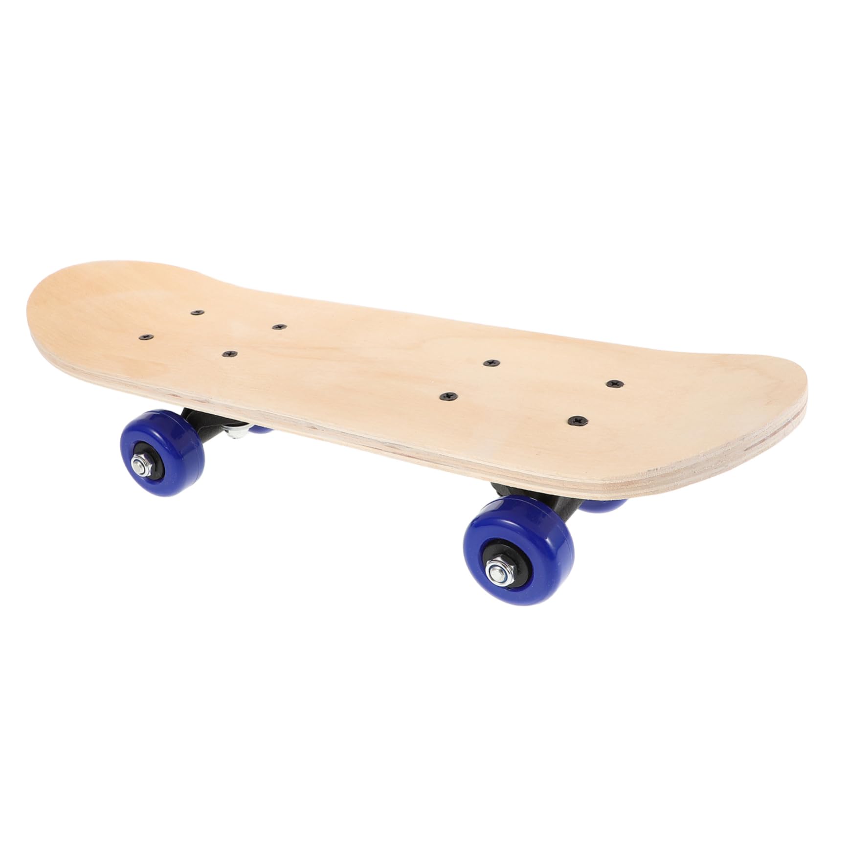 SUPVOX Maple and Girls Skateboard Unfinished Deck 4 Wheels DIY Skateboard for Artistic Craft