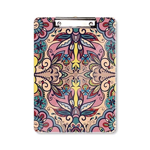 Porte-bloc fleurs feuilles A4 style européen support écriture
