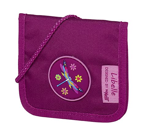 McNeill Brustbeutel Geldbörse Börse Pouch mit Umhängekordel und Sichtfenster (Libelle) Cover