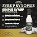 Liquid Alchemist Simple Syrup for Cocktails - Real Ingredients Make our Simple Sugar Syrup the Perfect Old Fashioned Mix - Our Drink Mix is Non-GMO Gluten Free & Vegan (12 oz)