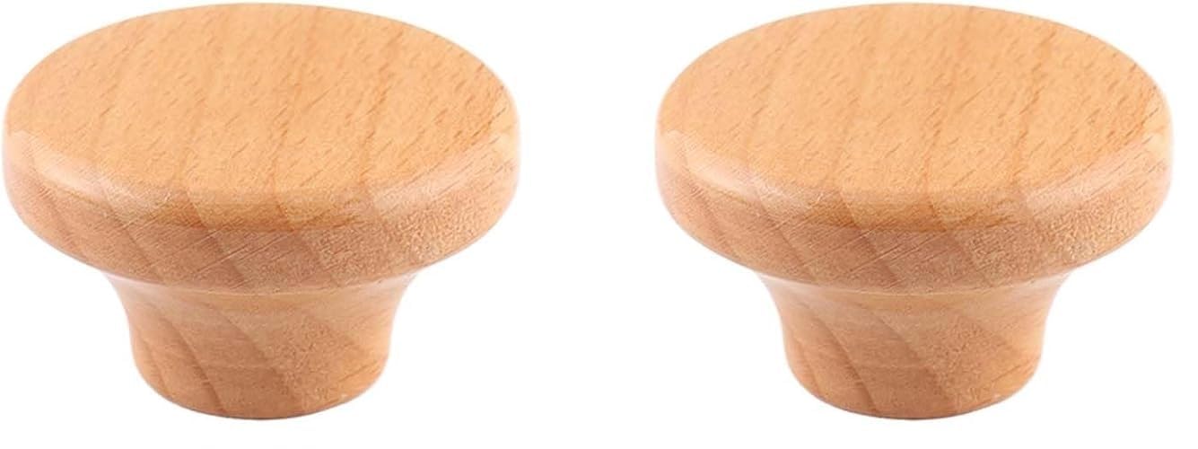 ERERE Wood Cabinet Handles,Drawer Pulls for Dressers, Wardrobes, Closets