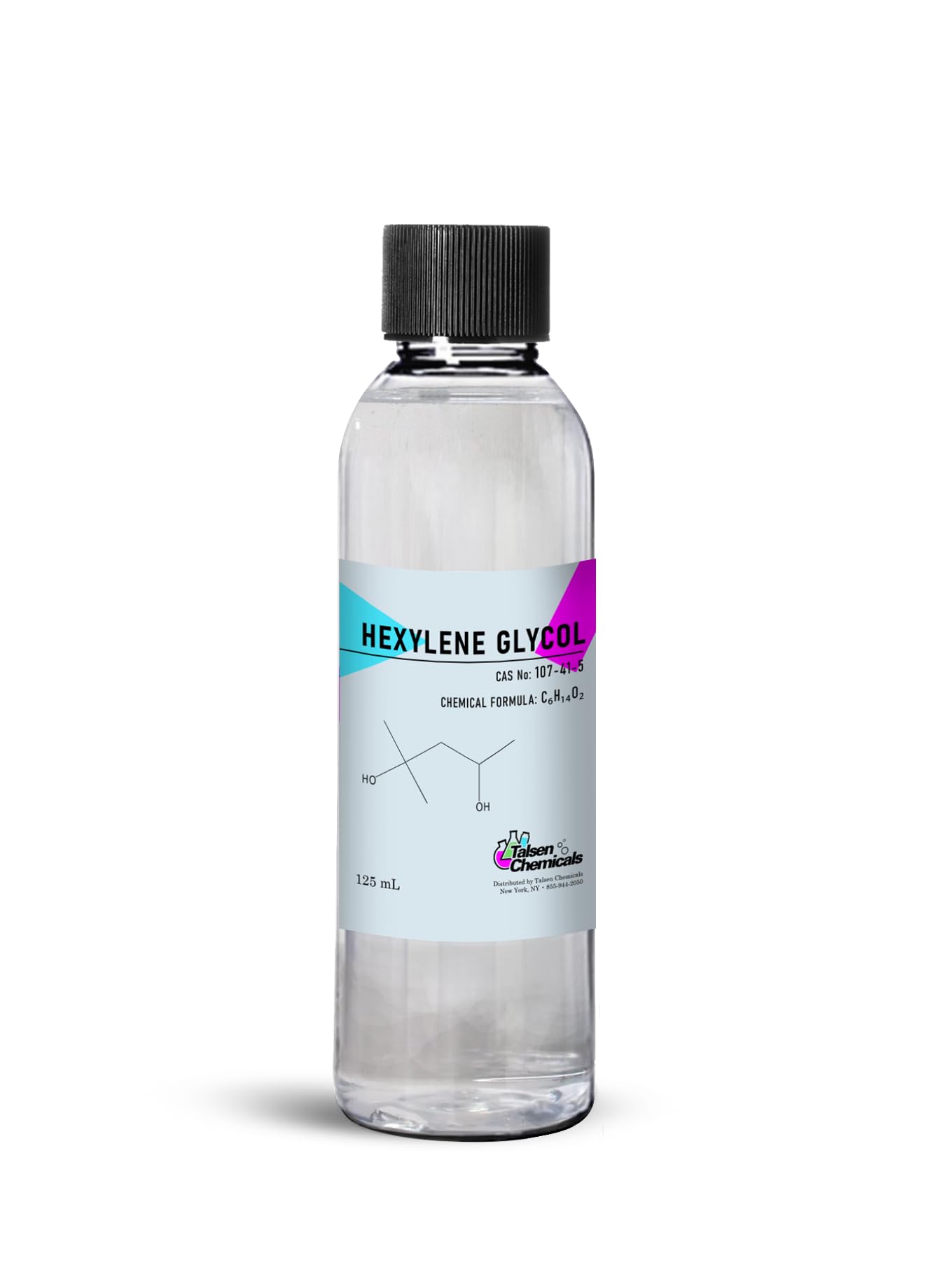 Hexylene Glycol Liquid (125 mL / 4.22 Ounce), Hexylene Glycol Solvent or Coupling Agent by Talsen Chemicals