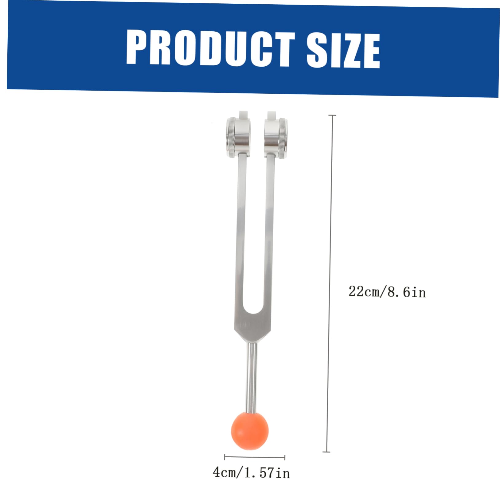 VICASKY Tuning Fork Nerve Sensory Tool Healing Tuner Fork Aluminum Alloy Included Random Color