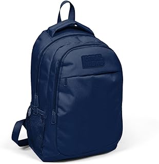 Coral High Kids Three Compartment USB School Backpack - Navy Blue