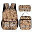 Leopard Backpack 1 With Lunch Bag Pencil Bag Custom