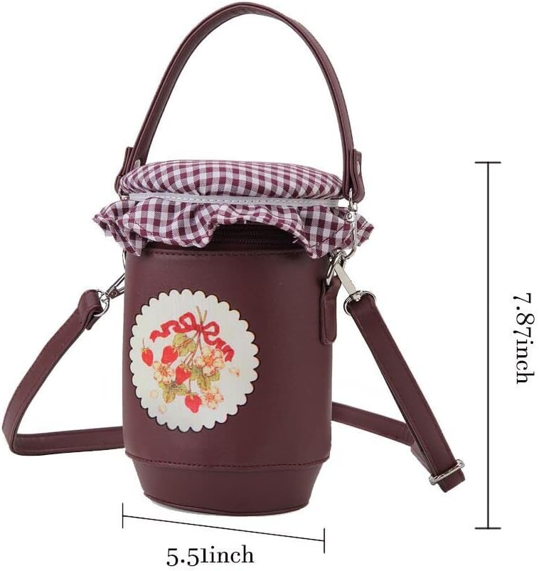 Fun Shape Purse for Women Novelty Handbags Unique Chain Crossbody Bag for Teens with Adjustable Shoulder Strap