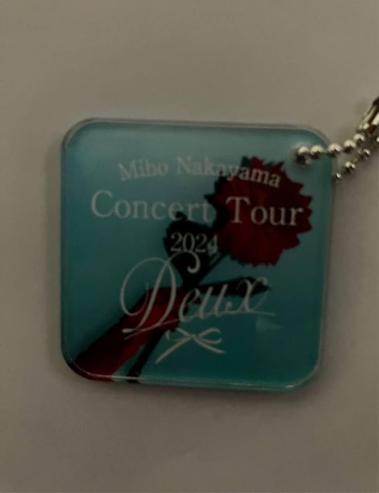 中山美穂 タオル ラバーキーホルダー 中山美穂 40th Anniversary Concert -Un- ～ P.S. I LOVE YOU