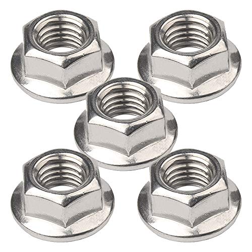 YINSONG Écrou de Blocage - Écrous Hexagonaux à Collerette Hexagonale en Acier Inoxydable 304, M14-5pcs Cover