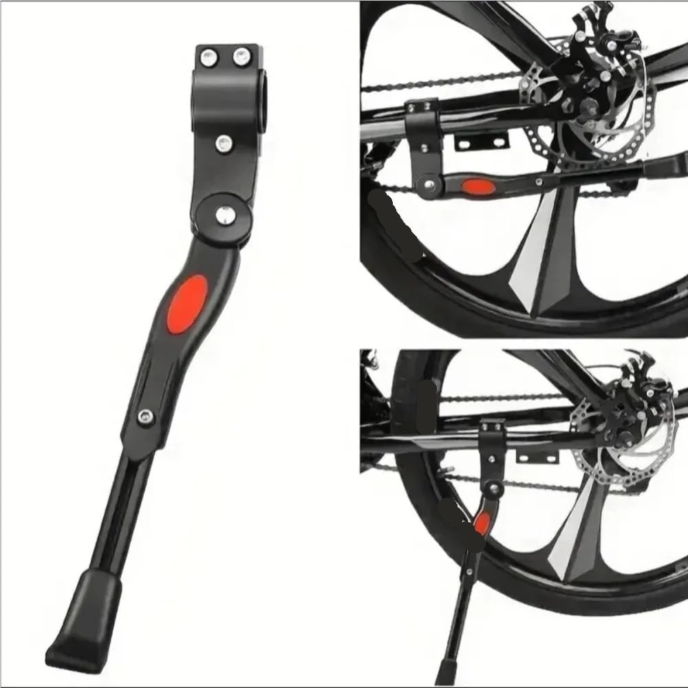 Seitenständer Fahrradständer Aluminium Fahrrad Hintere Halterung Einstellbare Länge 26 Zoll Seitenstütze