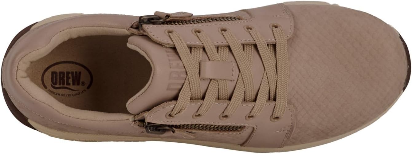 Drew Women's Tally, Zip Up Slip Resistant Athletic Shoe