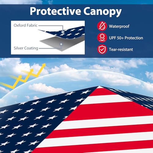 Image of Tangkula 6.6x6.6 Ft Pop Up Canopy, 1 Person Instant Setup Portable Canopy Tent with Center Lock, UPF 50+ Sun Protection, 8 Stakes, 4 Ropes, Carrying Bag