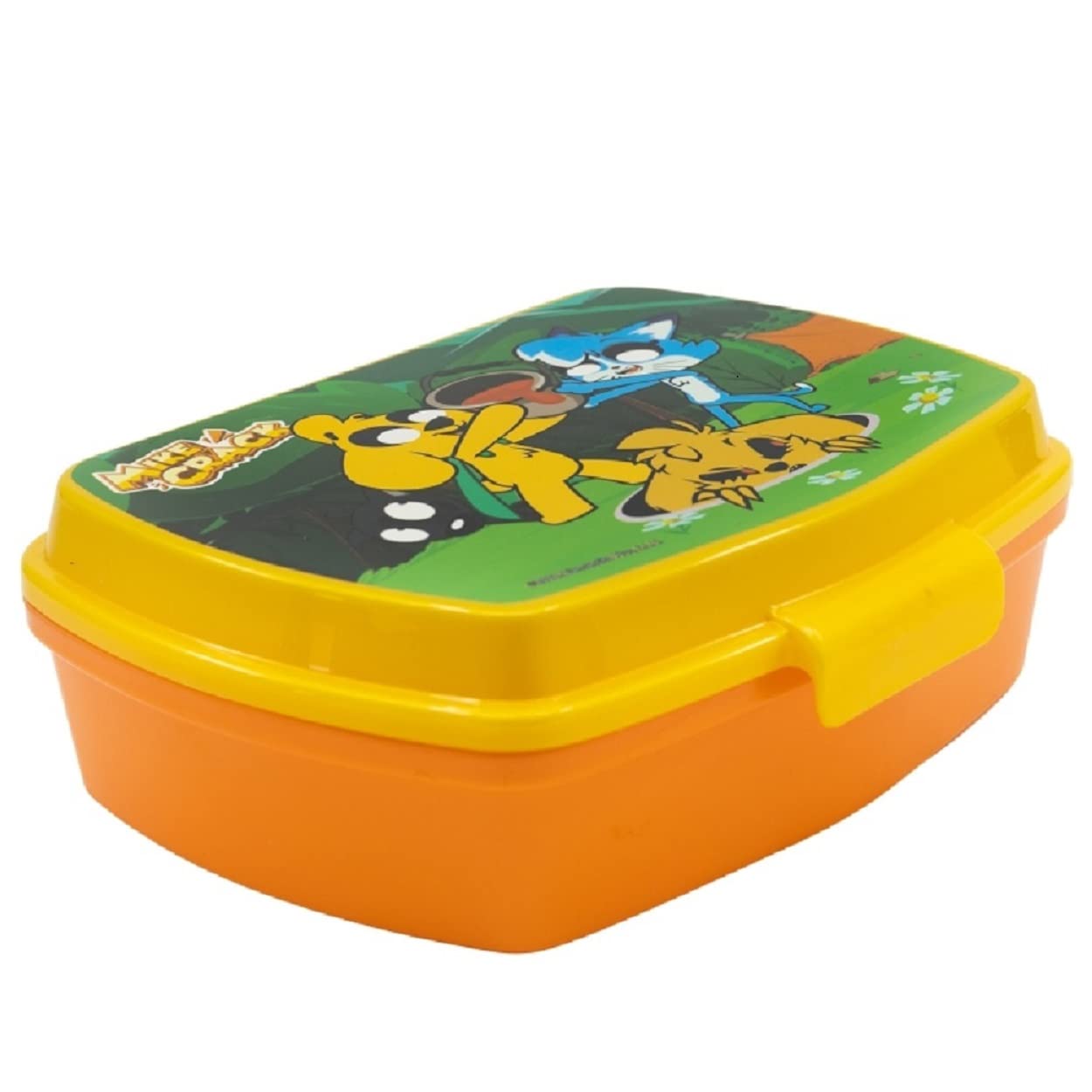 ALMACENESADAN 4829, Back to School Mike Crack Pack; Composed of Multi-Coloured Rectangular Sandwich Box, Reusable, BPA-Free