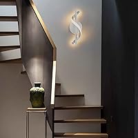 Vista 7 de Apliques de pared modernos, lámparas de iluminación de pared LED de aluminio de 9W para dormitorio, sala de estar, pasillo, hotel