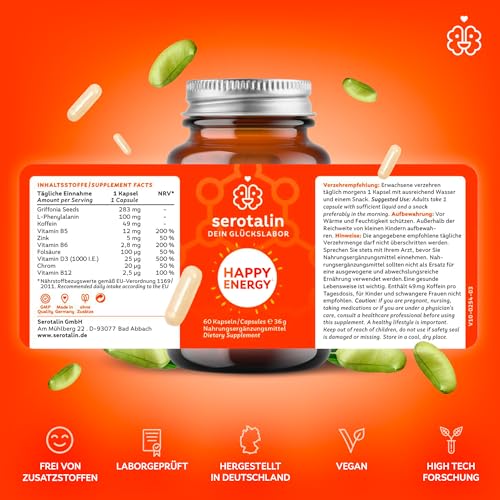 Natürliche Stimmungsaufheller Serotalin Kapseln