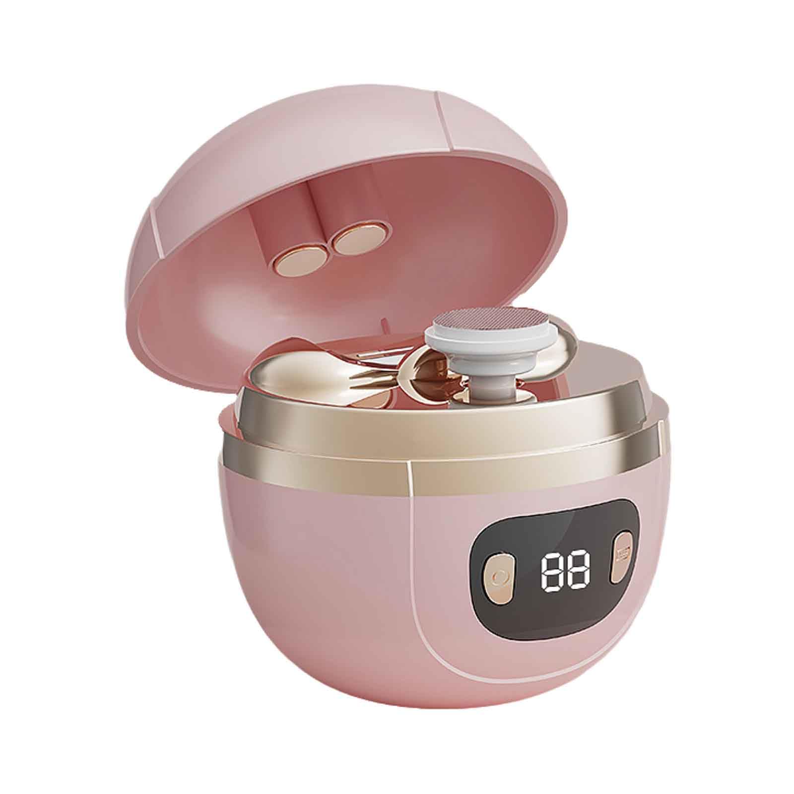 Tagliaunghie Elettrico Taglia Unghie Per Mani Tronchesino Unghie (Pink)
