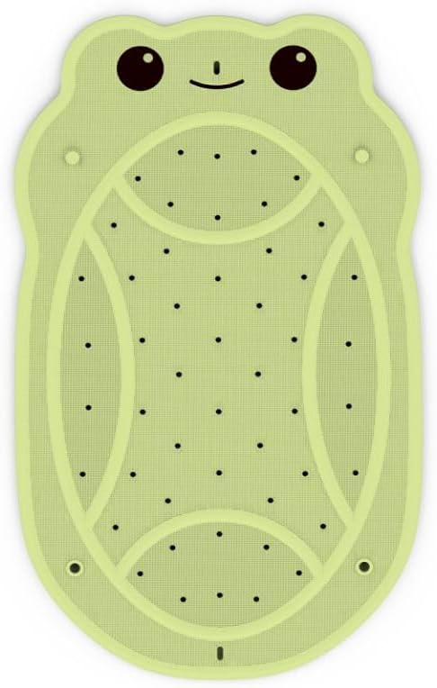 Miniatura 2 de Alfombra de baño antideslizante para bebé, tapete de baño para niños, tapete de baño de 30 x 18 pulgadas para bebé, goma natural sin olores,