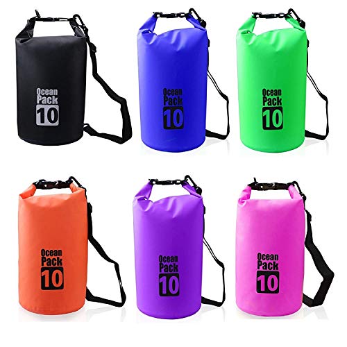Image of 20L Outdoor Ocean Pack Waterproof Dry Bag Sack Storage Bag Organizer for Traveling-Multi Color