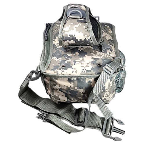 Mochila táctica de un hombro 12" camuflaje digital miniatura 4