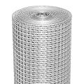 Hardware Cloth 1/2 inch, 19 Gauge 16inx25ft Chicken Wire Fence Wire Mesh Fence Galvanized Hardware Cloth Mesh for Poultry Netting, Garden Fencing, Tree Guard Rolls and Rabbit Cages Snake Fence