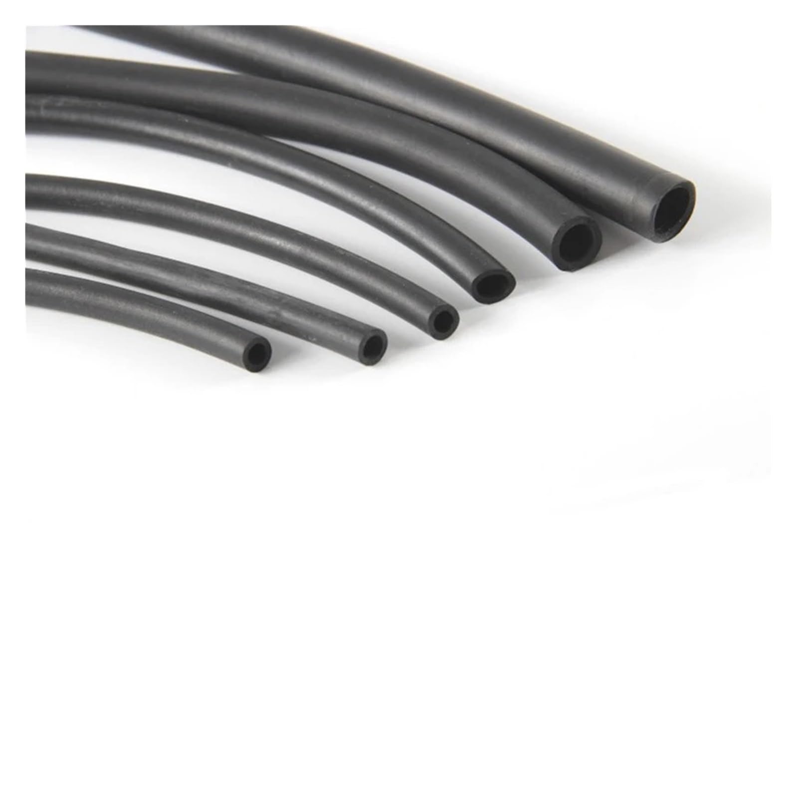 Durite pour Essence Tube de carburant en caoutchouc nitrile noir, tuyau flexible de conduite d'essence, de diesel, d'huile NBR, tube souple, résistant à l'huile, à l'usure, aux acides et aux alcalis(1