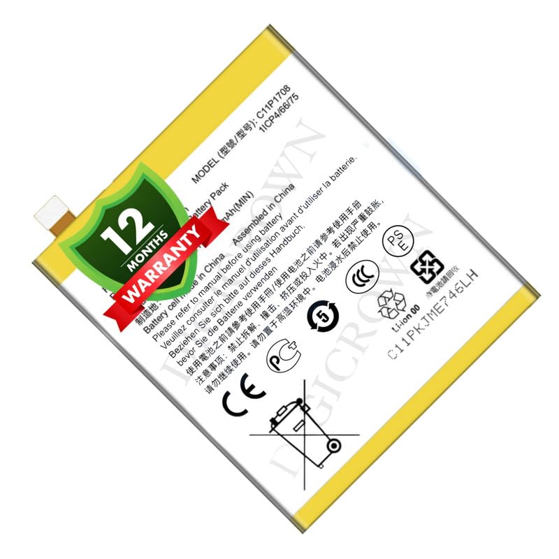 Image of Original C11P1708 Battery Compatible for Asus Zenfone 5 (ZE620KL, ZF620KL, X00QD, X00QDA) - (3300mAh) - 1 Year Warranty
