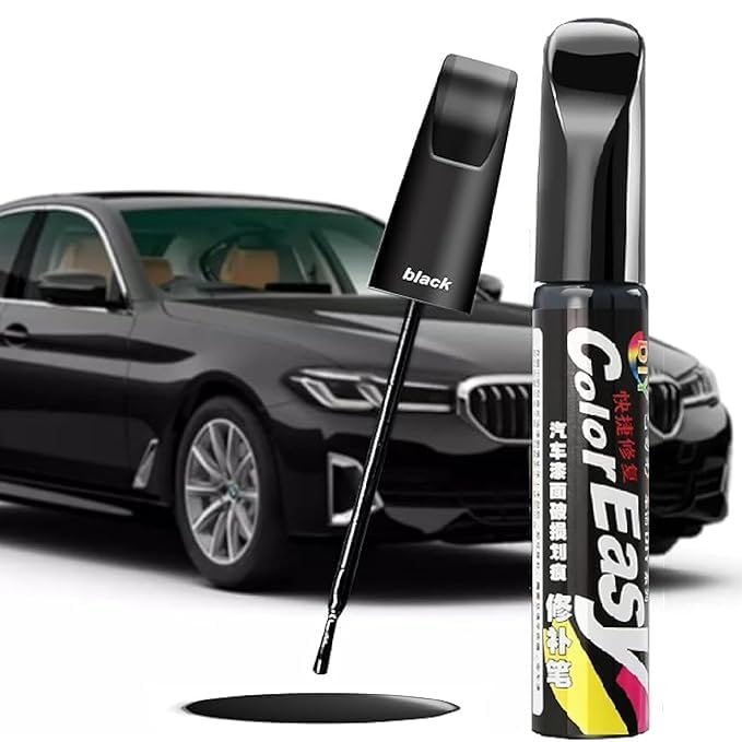 Car Scratch Remover Touch Up Paint Pen for Cars, Automotive Car Paint Pen, 2 IN 1 Car Paint Scratch Repair for Deep Scratches, Special-Purpose Black Car Paint Universal Color (Black 1 pce)-image-31