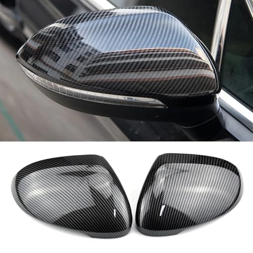 Couvercle de boîtier de rétroviseur VW Passat B8 coque noir carbone