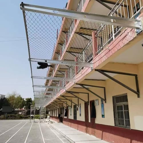 Filet en corde d'acier inoxydable 304 résistant de 2x5m pour sécurité de balcon