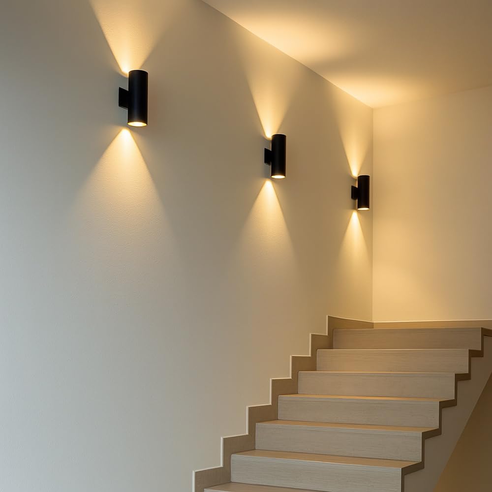 UNIVERSO - Applique In Acciaio Lampada Da Parete Muro Interno Esterno