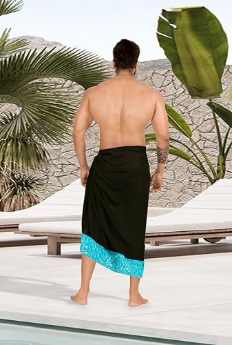 HAPPY BAY Men's Swimwear Beachwear Summer Wrap Sarong4