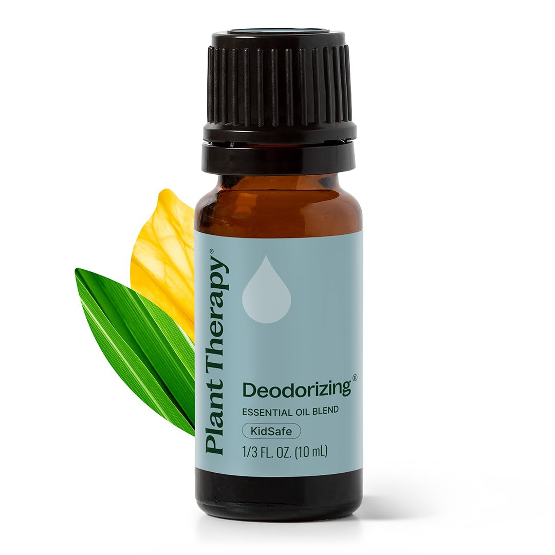 Plant Therapy Deodorizing Essential Oil Blend 10 mL (1/3 oz) 100% Pure, Undiluted, Therapeutic Grade