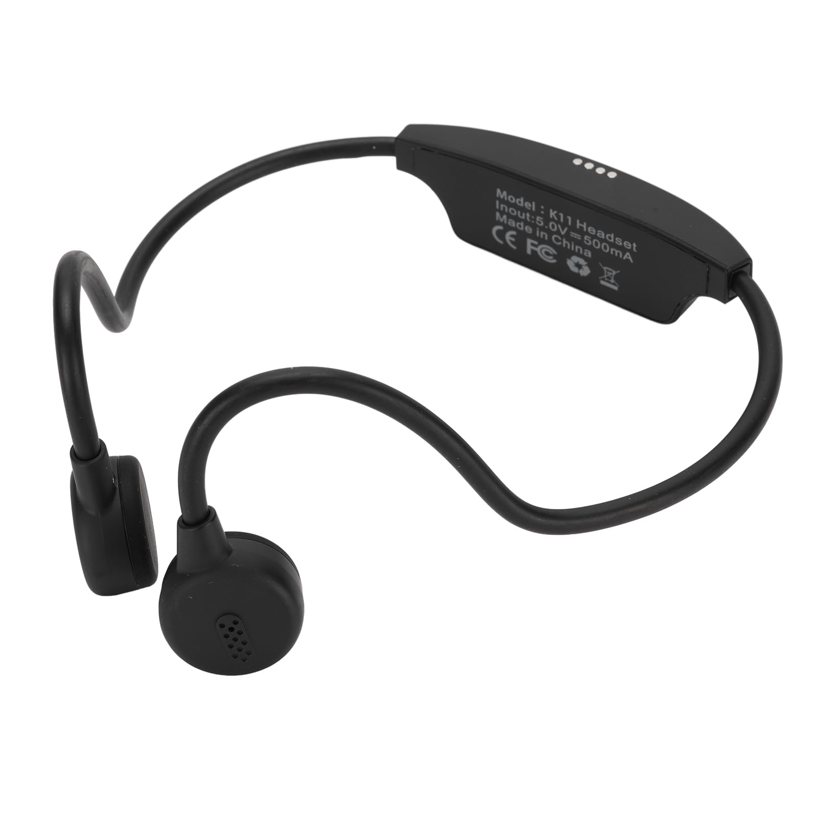 Casque à Conduction Osseuse 5.3 sans Fil, IPX8 étanche (Black)