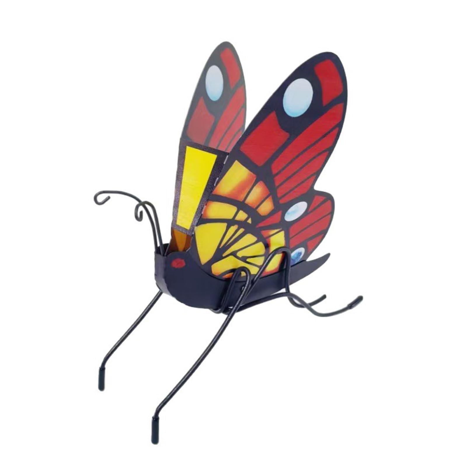 Realistic Butterfly Shape Iron Stand Decorative Tealight Table Ornament for Desktop Bookshelf Mantels Strong Iron