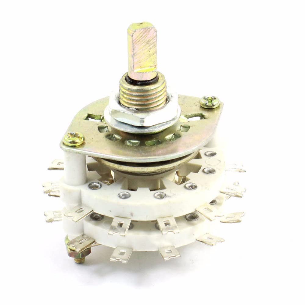 1PC Rotary Switch Band Channel Selector 2P7T/4P5T/6P3T/4P4T/8P2T/2P8T/2P6T/2P11T CZ - (Color: 8P2T)