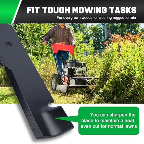 Image of Grasscool 60 inch Maverick Zero Turn Mower Blades Compatible with Bad Boy ZT Elite Exmark Lazer Z Toro 60 inch Lawnmower Replace for 038-2007-00 038-6050-00 038-6060-00 (Circle Hole)