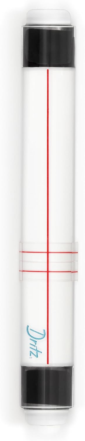 Dritz Line Magnifier with Sliding Markers, Red Guideline Reading Aid for Charts & Patterns, Ideal for Cross Stitch, Needlework, Knitting & Crochet, 1 Count