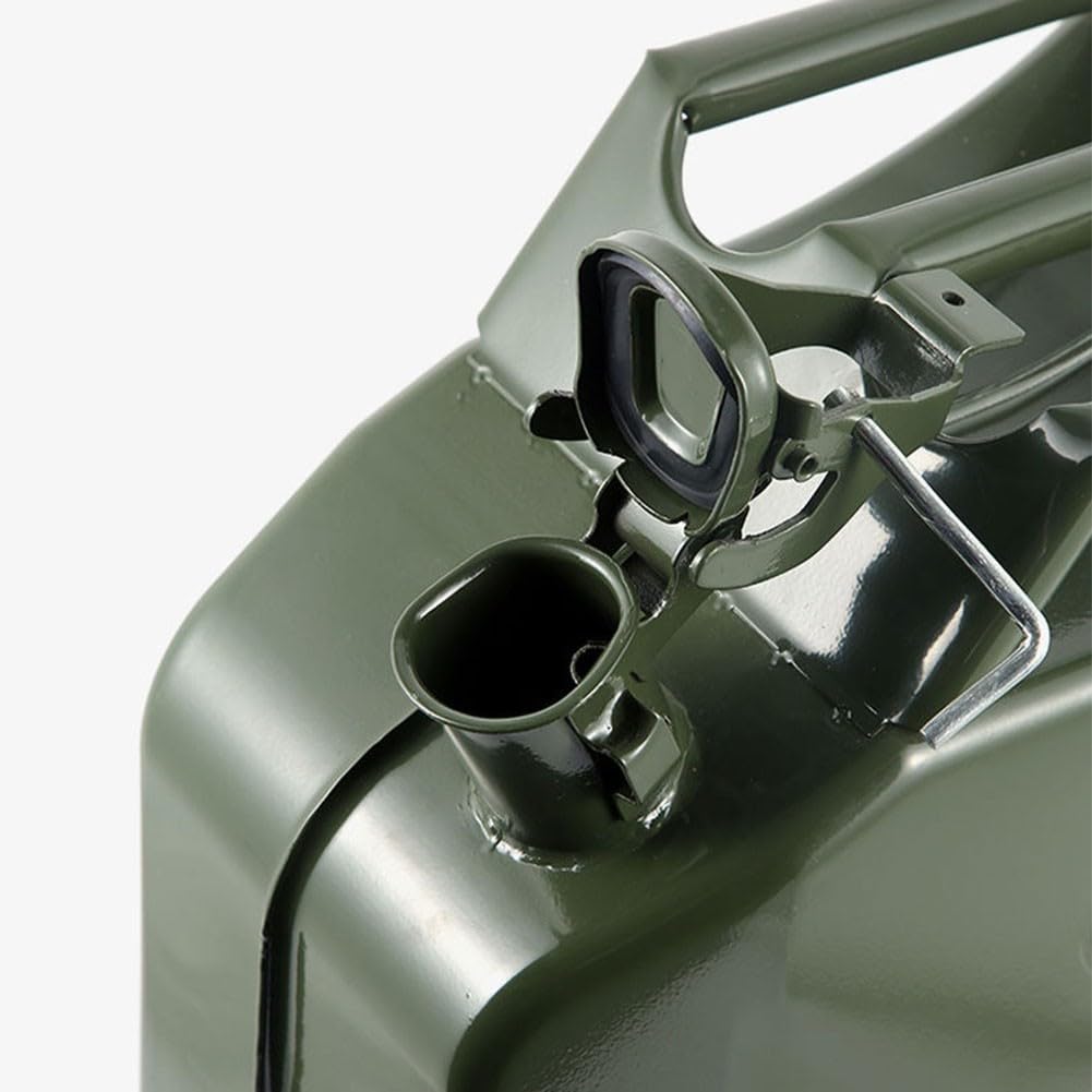 Tanica Carburante Metallo 5L con Beccuccio per verde Tanica Carburante