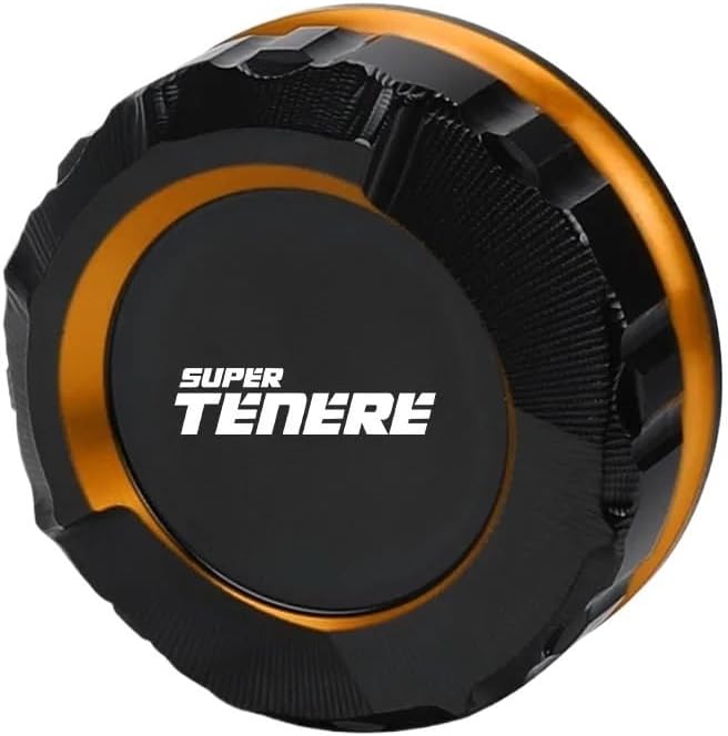 Motorcycle Oil Filler Caps, Motorcycle Accessory Rear Brake Fluid Reservoir Master Cylinder Cover CNC Oil Cap For SUPER TENERE 2014-2021-2022-2023