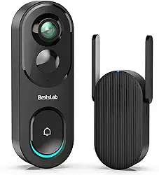 Video Doorbell R810 Full HD 1080p – Campainha Inteligente com Câmera Wi-Fi, Visão Noturna, Áudio Bidirecional e Detecção de Movimento. Segurança Residencial com Acesso Remoto.