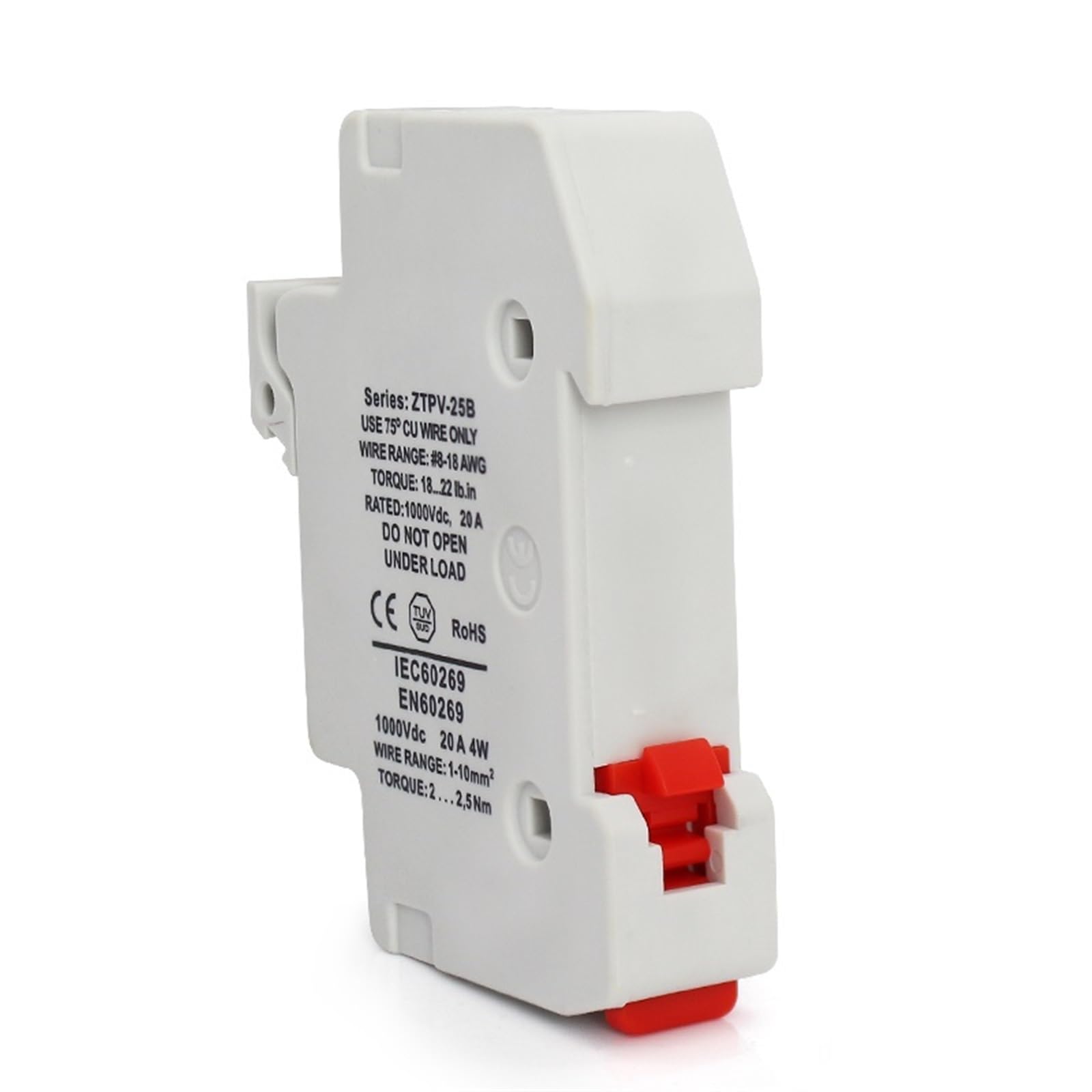 Portafusibles de 10 Piezas for Fusible fotovoltaico de 1000 V CC con y Aprobado