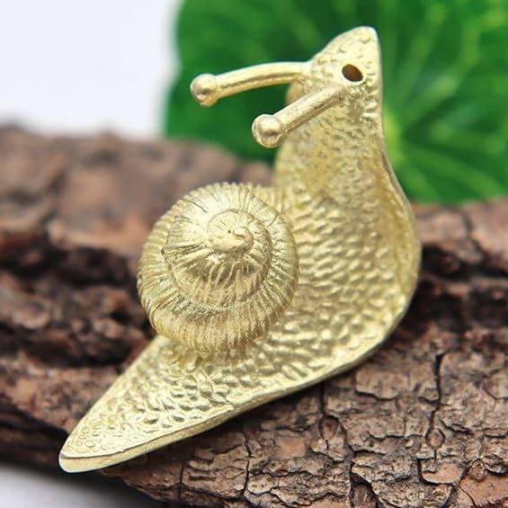 美術品・アンティーク・コレクション カタツムリ 真鍮製 アンティーク
