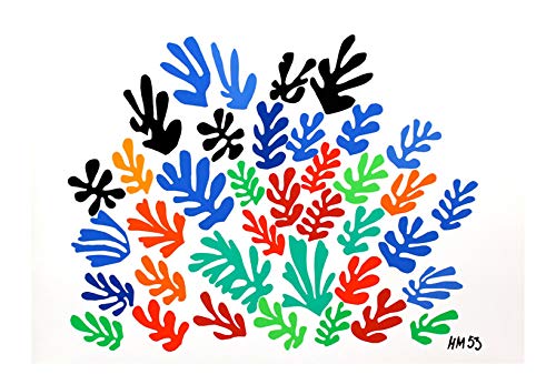 Henri Matisse Spray of Leaves poster grand format deco murale salon chambre moderne sans cadre
