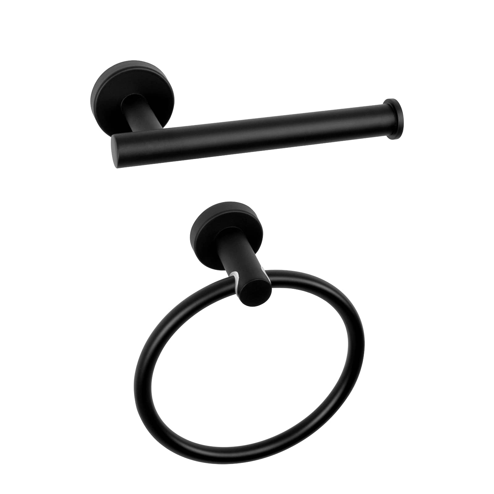 NearMoon 2 Pieces Bathroom Hardware Accessories, Towel Ring and Toilet Paper Holder- Stainless Steel Bath Towel Hanger and Hand Towel Holder, Wall Mounted (Brushed Nickel) — Amazon image 9