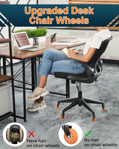Image of RidRed Gaming Chair Wheels - Heavy-Duty Office Chair Wheels - Replacement Rubber Casters- Universal Fit 3 Inch Chair Casters, Noise Free, Fits 98% Chair, for All Floor