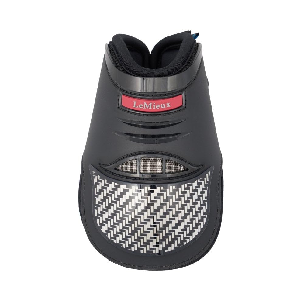 LeMieux Exo-Flex Fetlock Boot - Pair of Equestrian Horse Riding Boots - Black/Silver - Medium — image 1